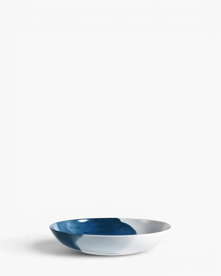 Raynaud Abysses coupe deep plate in Limoges porcelain with blue decoration