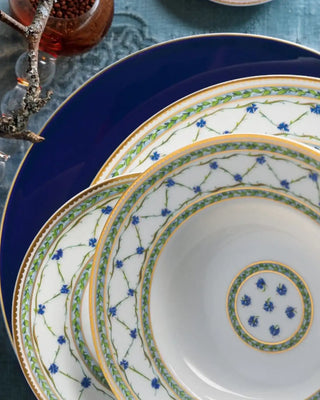 Raynaud Allée du Roy rim dinner plate in Limoges porcelain