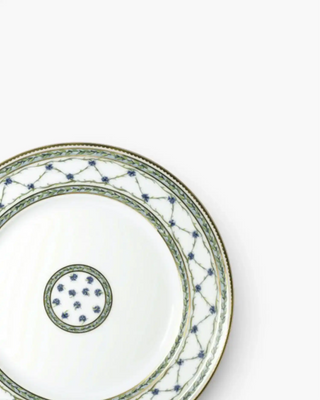 Raynaud Allée du Roy rim dinner plate in Limoges porcelain