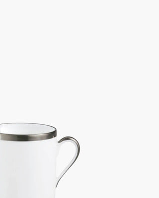 Raynaud Fontainebleau coffee cup with saucer in Limoges porcelain