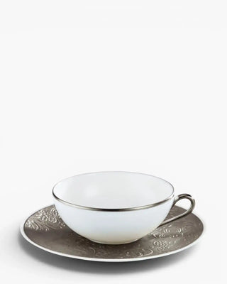 Raynaud Italian Renaissance tea cup extra with saucer in Limoges porcelain