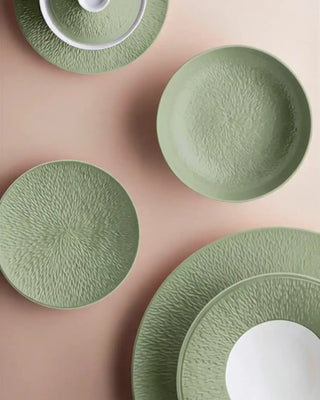 Raynaud Minéral deep plate in Limoges porcelain with coloured decoration