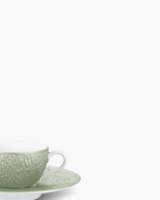 Raynaud Minéral coffee cup with saucer in Limoges porcelain with coloured decoration