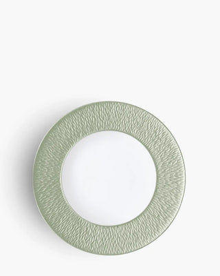 Raynaud Minéral coupe dinner plate in Limoges porcelain with coloured decoration
