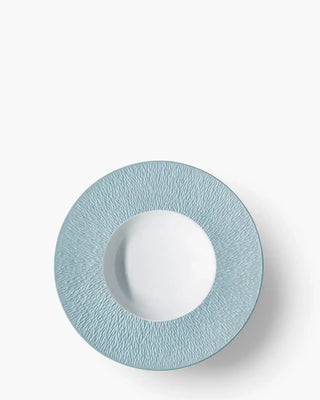 Raynaud Minéral deep plate in Limoges porcelain with coloured decoration