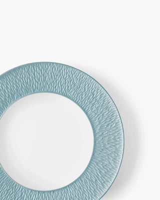 Raynaud Minéral coupe dinner plate in Limoges porcelain with coloured decoration