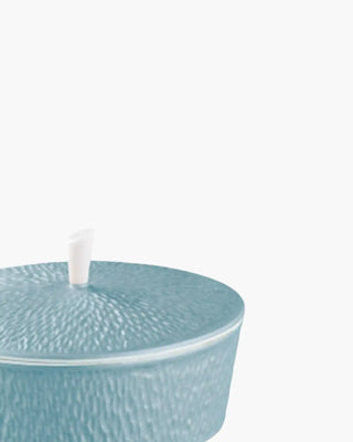 Raynaud Minéral sugar bowl in Limoges porcelain with coloured decoration