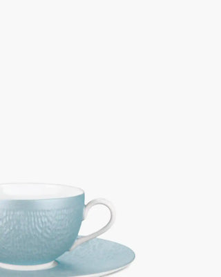 Raynaud Minéral tea cup with saucer in Limoges porcelain with coloured decoration