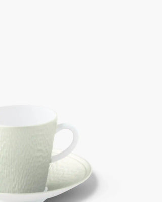 Raynaud Minéral coffee cup with saucer in Limoges porcelain with coloured decoration