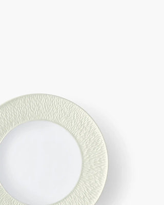 Raynaud Minéral coupe dinner plate in Limoges porcelain with coloured decoration