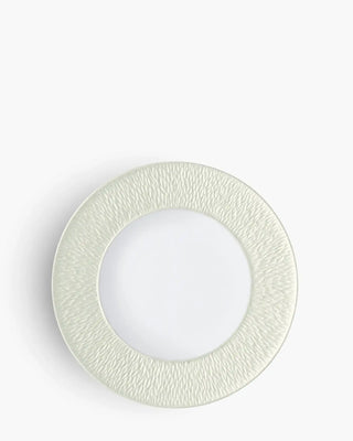 Raynaud Minéral coupe dinner plate in Limoges porcelain with coloured decoration