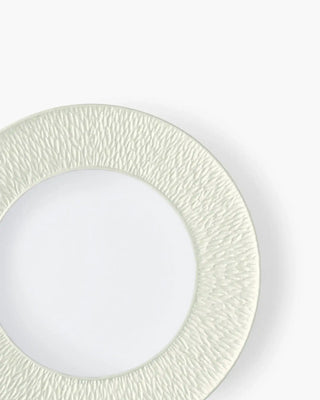 Raynaud Minéral coupe dinner plate in Limoges porcelain with coloured decoration