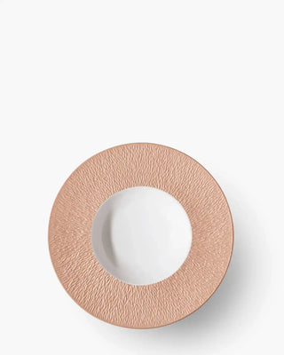 Raynaud Minéral deep plate in Limoges porcelain with coloured decoration