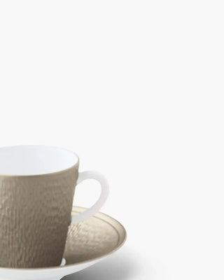 Raynaud Minéral coffee cup with saucer in Limoges porcelain with coloured decoration