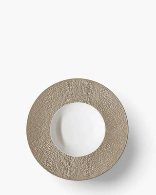 Raynaud Minéral deep plate in Limoges porcelain with coloured decoration