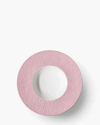 Raynaud Minéral deep plate in Limoges porcelain with coloured decoration