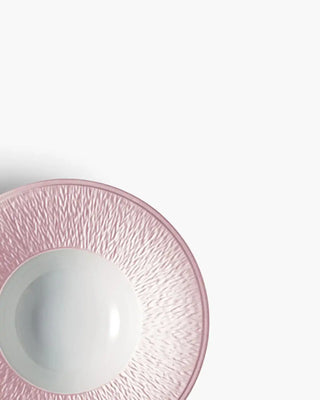 Raynaud Minéral deep plate in Limoges porcelain with coloured decoration