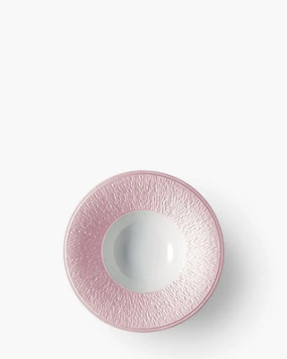 Raynaud Minéral deep plate in Limoges porcelain with coloured decoration