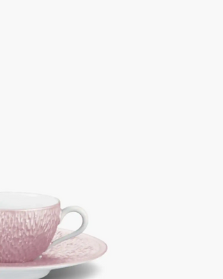 Raynaud Minéral coffee cup with saucer in Limoges porcelain with coloured decoration