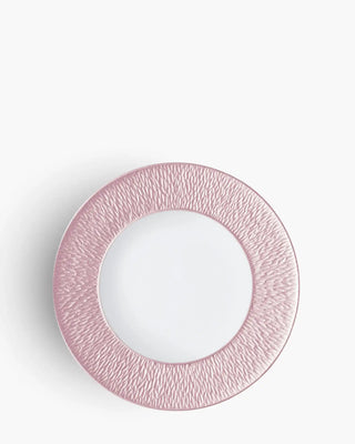 Raynaud Minéral coupe dinner plate in Limoges porcelain with coloured decoration