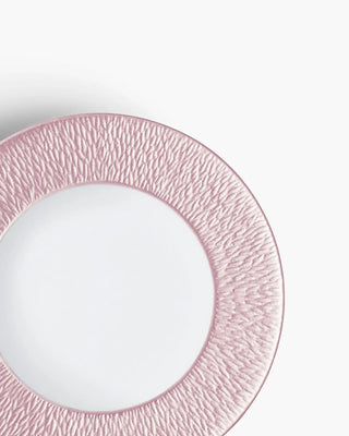 Raynaud Minéral coupe dinner plate in Limoges porcelain with coloured decoration