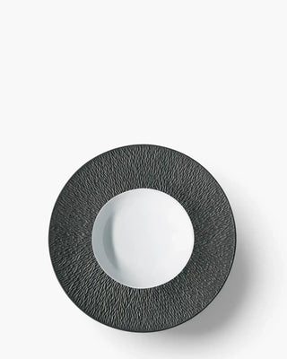 Raynaud Minéral deep plate in Limoges porcelain with coloured decoration