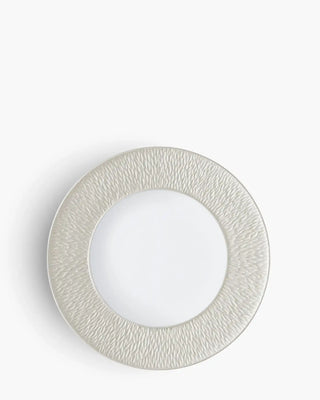 Raynaud Minéral coupe dinner plate in Limoges porcelain with coloured decoration