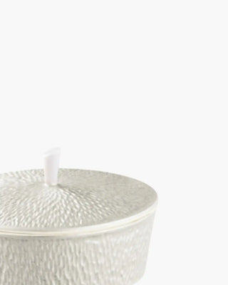 Raynaud Minéral sugar bowl in Limoges porcelain with coloured decoration