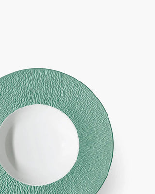 Raynaud Minéral deep plate in Limoges porcelain with coloured decoration