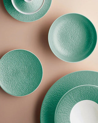 Raynaud Minéral deep plate in Limoges porcelain with coloured decoration