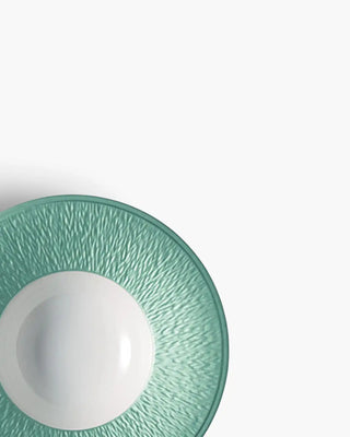 Raynaud Minéral deep plate in Limoges porcelain with coloured decoration