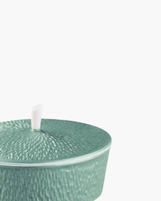 Raynaud Minéral sugar bowl in Limoges porcelain with coloured decoration