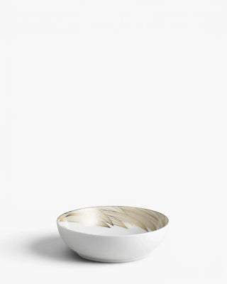 Raynaud Phénix coupe deep plate in Limoges porcelain with gold decoration