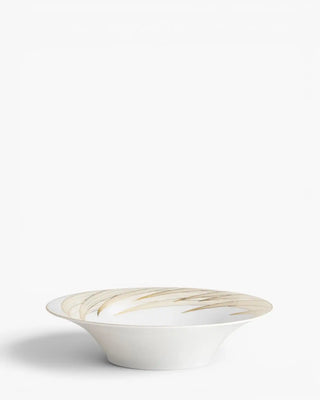Raynaud Phénix coupe deep plate in Limoges porcelain with gold decoration