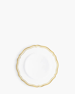 Raynaud Polka rim dinner plate in Limoges porcelain