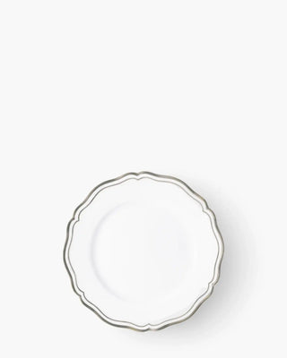 Raynaud Polka rim dinner plate in Limoges porcelain