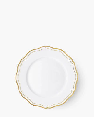 Raynaud Polka rim dinner plate in Limoges porcelain