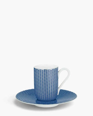 Raynaud Trésor coffee cup with saucer in Limoges porcelain with coloured decoration