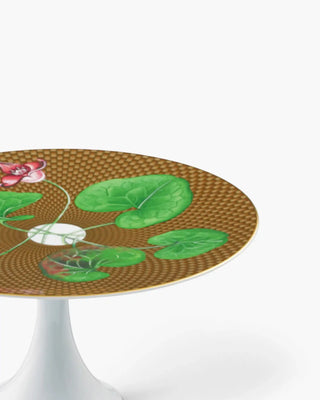 Raynaud Trésor Fleuri petit four stand with gift box in Limoges porcelain with coloured decoration