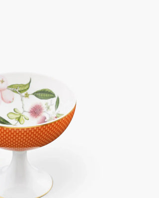 Raynaud Trésor Fleuri sundae cup in Limoges porcelain with coloured decoration