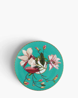 Raynaud Trésor Fleuri tea cup with saucer in Limoges porcelain with coloured decoration