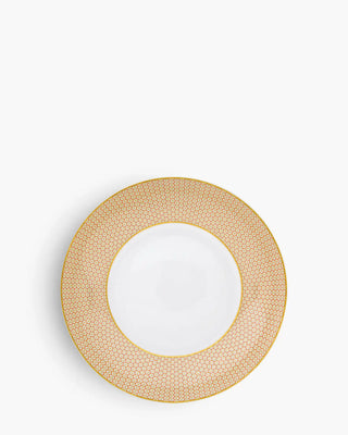 Raynaud Trésor coupe deep plate in Limoges porcelain with coloured decoration
