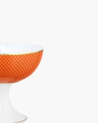 Raynaud Trésor sundae cup in Limoges porcelain with coloured decoration