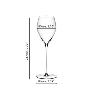 Riedel Veloce Champagne Wine Glass set 2 stem glasses - Buy now on ShopDecor - Discover the best products by RIEDEL design