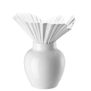 Rosenthal Falda decorative vase h 27 cm - white glazed - Buy now on ShopDecor - Discover the best products by ROSENTHAL design