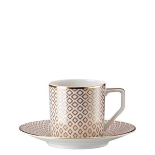 Rosenthal Francis Carreau Beige espresso cup and saucer tall - Buy now on ShopDecor - Discover the best products by ROSENTHAL design
