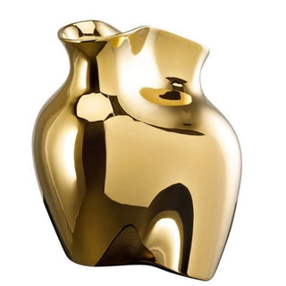 Rosenthal La Chute decorative vase h 26 cm - gold titanium - Buy now on ShopDecor - Discover the best products by ROSENTHAL design