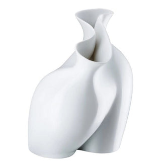 Rosenthal La Chute decorative vase h 26 cm - white glazed - Buy now on ShopDecor - Discover the best products by ROSENTHAL design