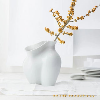 Rosenthal La Chute decorative vase h 26 cm - white glazed - Buy now on ShopDecor - Discover the best products by ROSENTHAL design