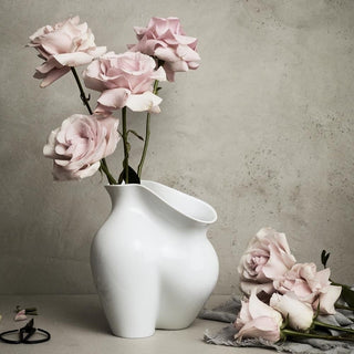 Rosenthal La Chute decorative vase h 26 cm - white glazed - Buy now on ShopDecor - Discover the best products by ROSENTHAL design